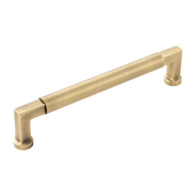 Parkview Collection Handle Pull - 6-5/16" Center to Center Cabinet Pull Antique Brass - Transitional Hardware for Drawers & Cabinets