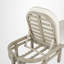 Ensemble de 2 chaises longues d'extérieur, dossier réglable à 5 positions, bois massif, contour arqué, contemporain, bord de piscine-713228050
