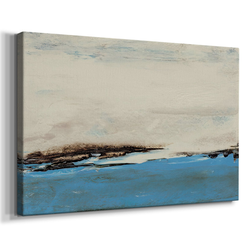 Ponts Cyan II - Cavas enveloppés de galerie, 40 x 60