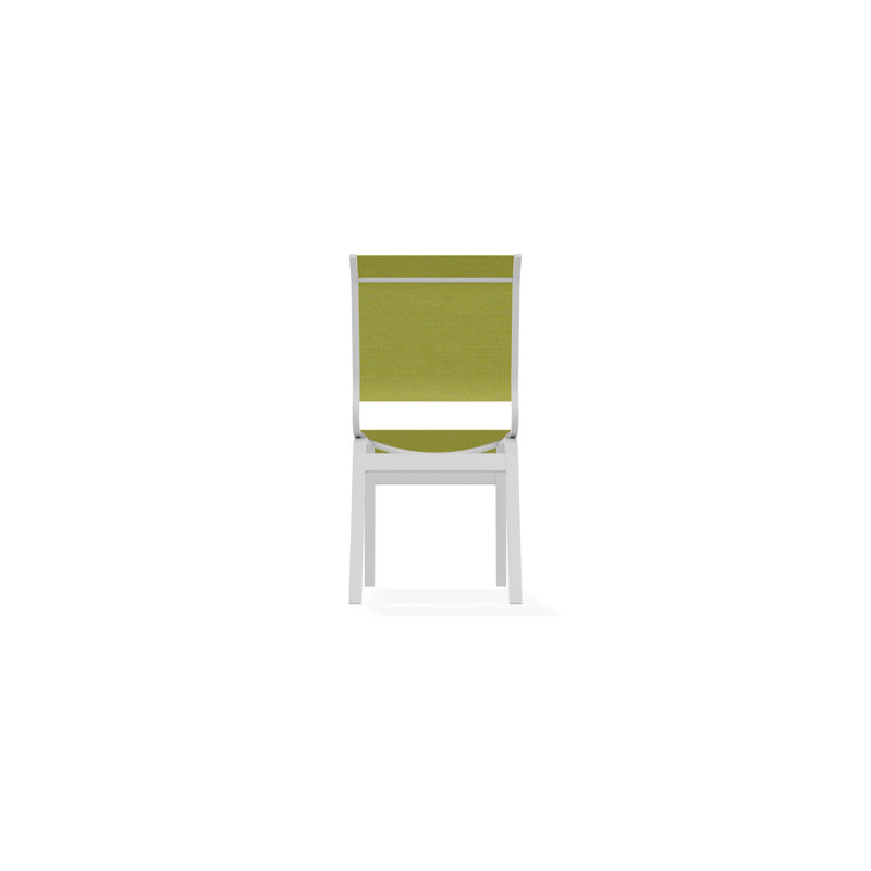 Aruba II Outdoor Dining Chair, Lime, White
