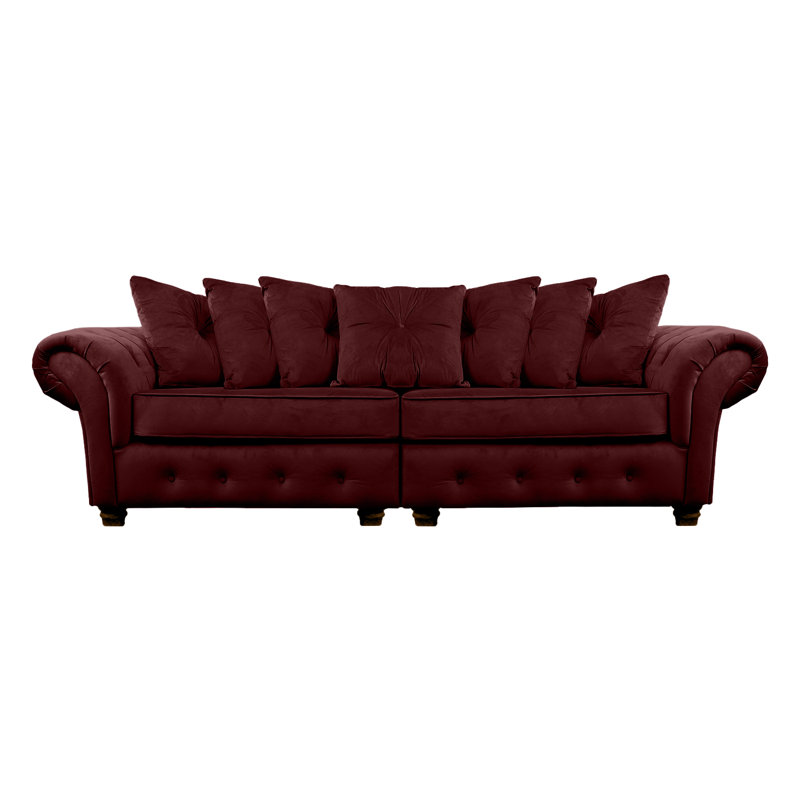 Lila 2 Seater Velvet Sofa, Purple