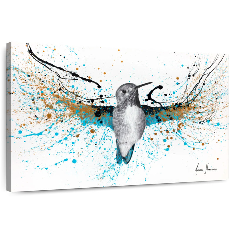 Colibri doré, H 34 po x l 51 po