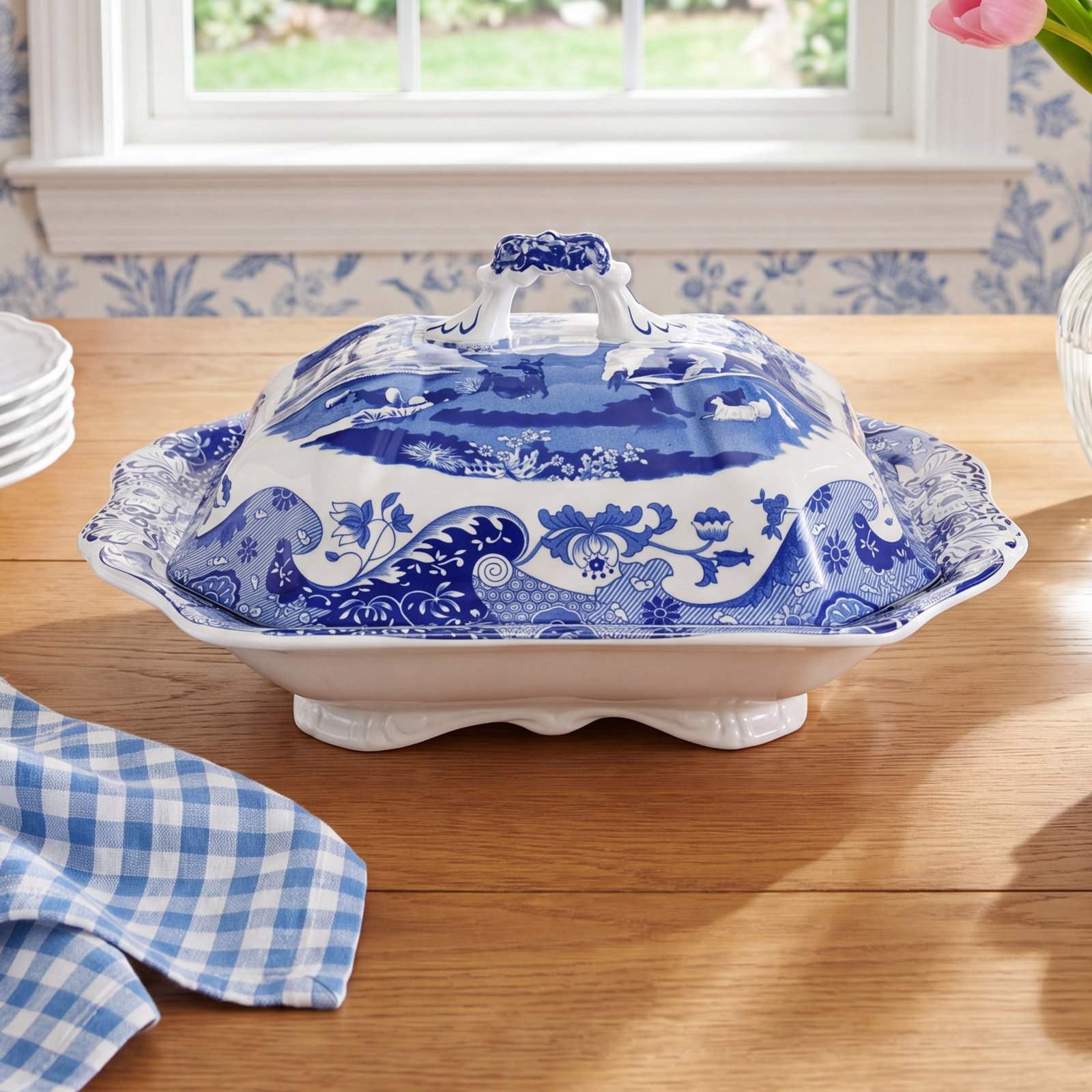 Blue Italian Vegetable Dish