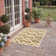 Arneshia Geometric Green/Bone Area Indoor/Outdoor Area Rug