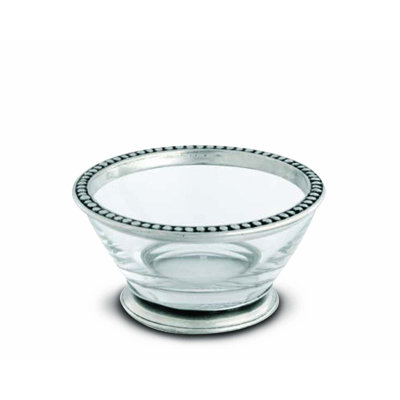 Bol à dessert en verre avec base Medici Living
