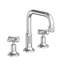 Clemens Widespread Bathroom Faucet with Drain Assembly-78574977