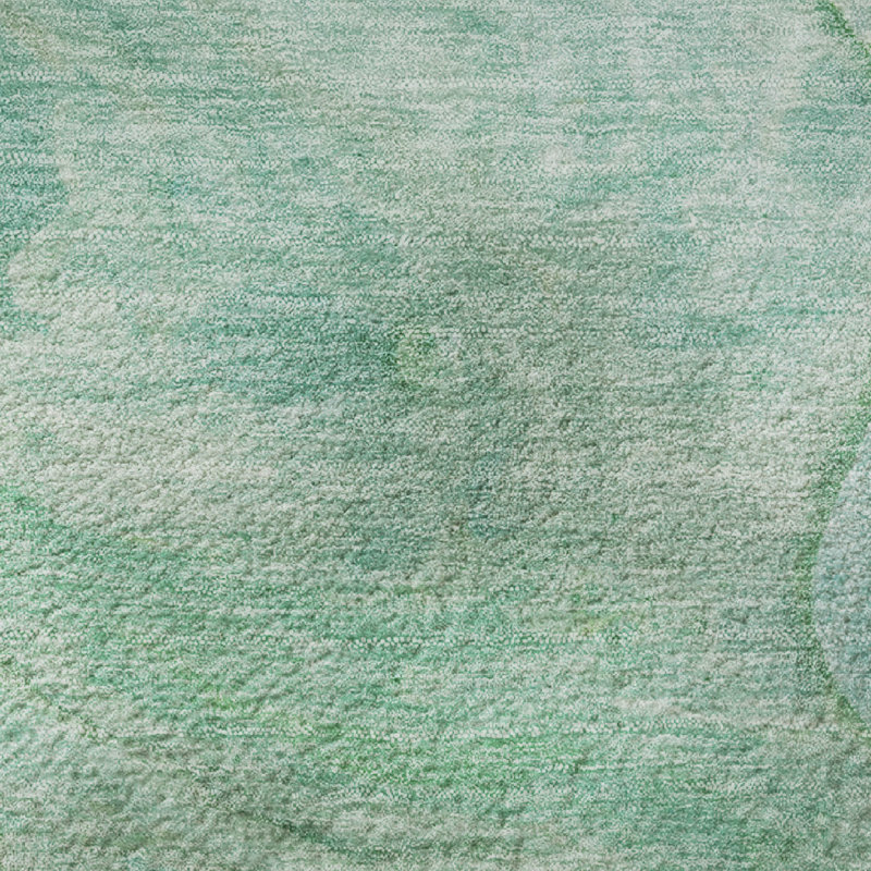 Premium Machine Washable Ralston AMF1941 Abstract Rug, Round 8'