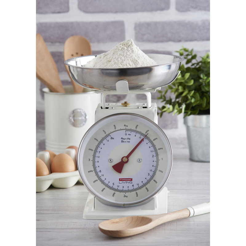 Living Mechanical Kitchen Scale, Cream