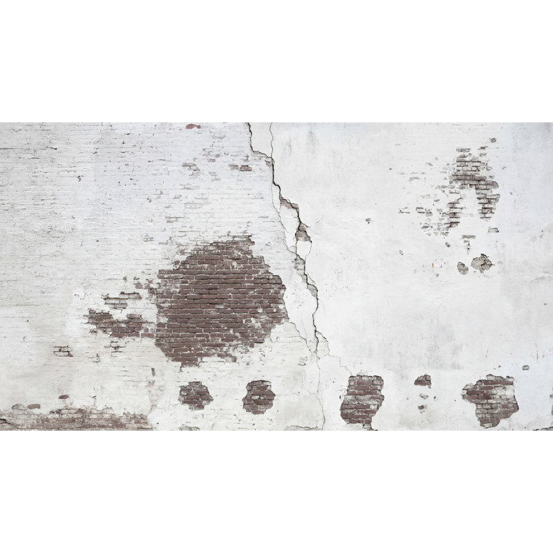 Papier peint mural patiné, Peler et coller, 200 po x 120 po