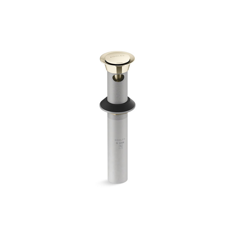 Clicker Drain With Overflow