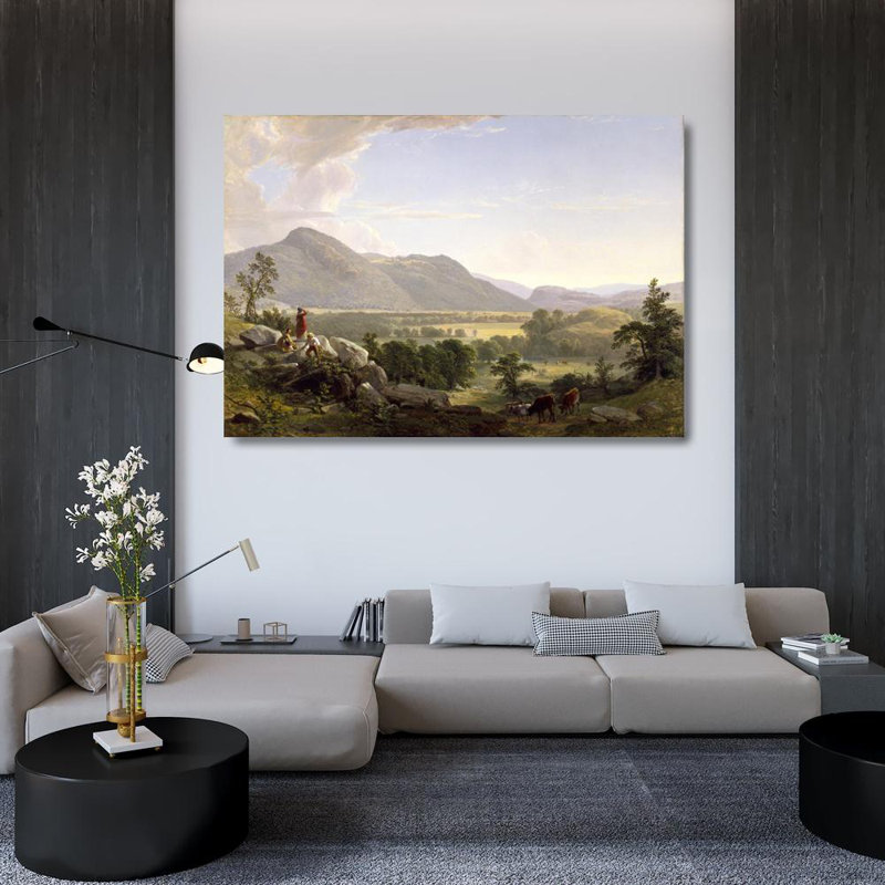 «Dover Plains, Dutchess County, New York» par Asher Brown Durand - Art mural sur toile tendue avec châssis, H 33 po x l 48 po