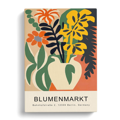 XMKTMKT-126 Berlin Flower Market Exhibition No.6 - Wrapped Canvas