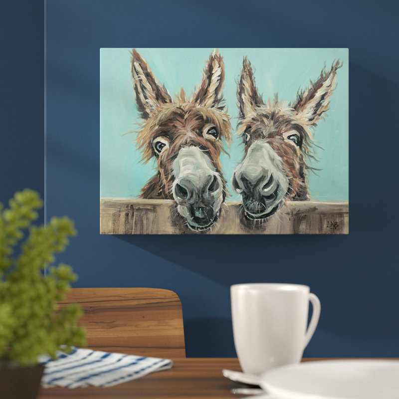 Double Trouble - Wrapped Canvas Painting, 30cm H x 40cm W x 3.8cm D