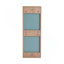 Armoire de salle de bain murale 10 pouces avec tablettes de rangement (sans porte ni miroir)
