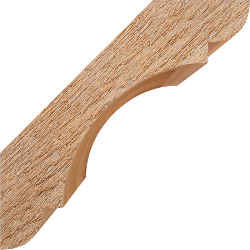 Olympic Knee Brace, Western Red Cedar, 12" H x 6" W x 12" D, Rough Sawn
