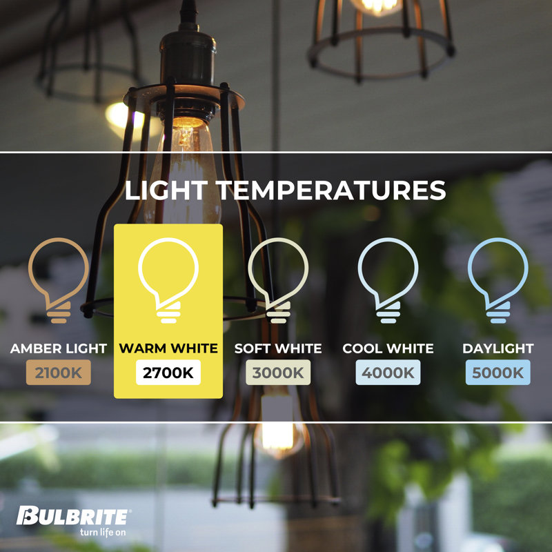 Ampoule à DEL 8,5 watts à intensité variable avec finition transparente