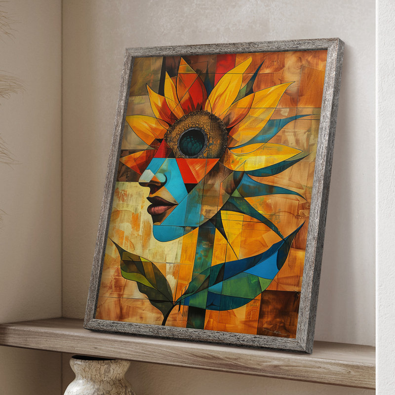 Impression encadrée FLORAL Series CDL XXVI - bois massif, H 30 po x l 24 po