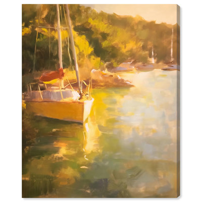 «Floating in Tranquility I», peintures sur toile par Art Remedy