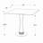 33-inch Square Solid Wood Table with Kato Weave Accents and Marble-Like Texture-2137082275