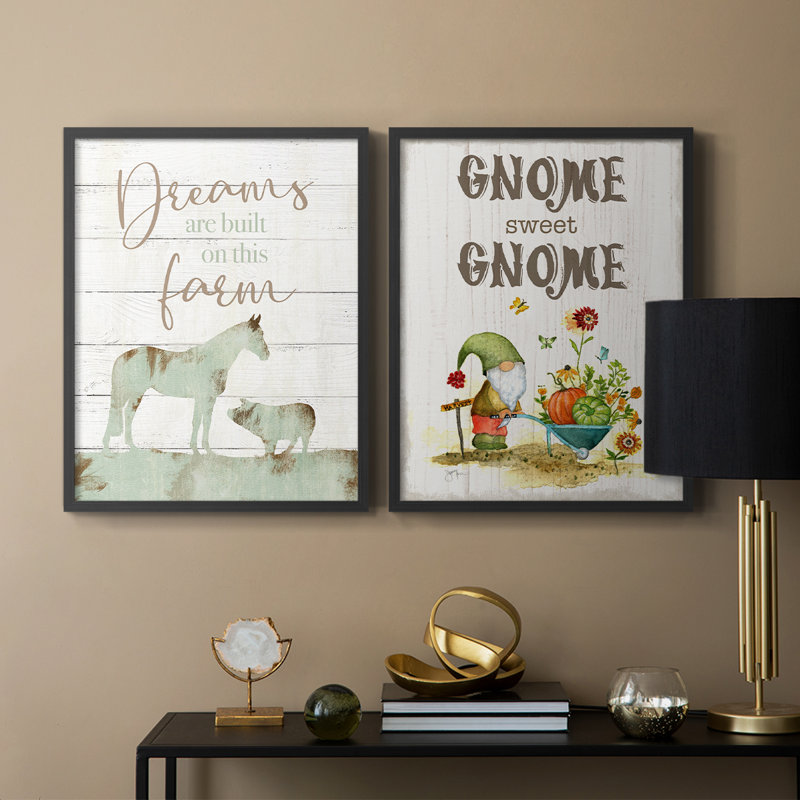 Farmhouse Dreams-Reproduction encadrée de qualité supérieure - prêt à être accroché - aucun clou requis - aucun clou requis