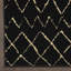 Tapis noir / crème Petit Borendy-51962744