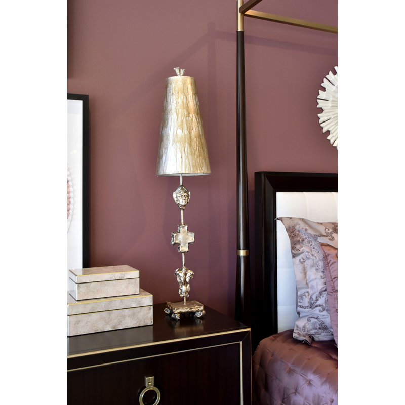 Fragment 40" Table Lamp, Silver