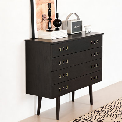 Commode d'appoint nordique de style rétro