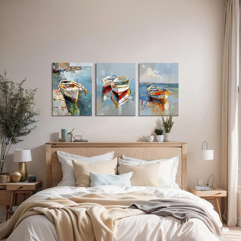 3 Piece Wrapped Canvas Wall Art