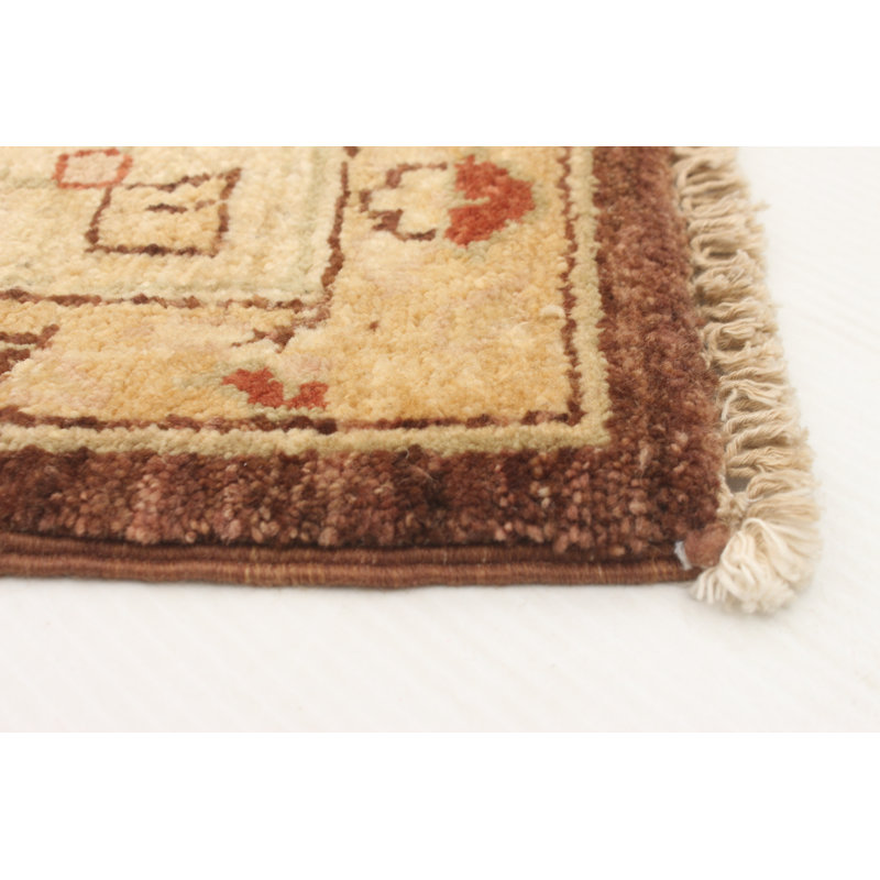 One-of-a-Kind 8'1" X 9'9" New Age Wool Area Rug in Brown