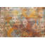Tapis brun/bleu à motif floral Liverpool-544267006
