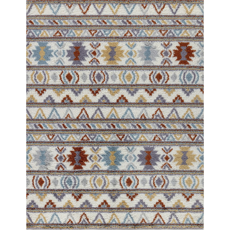 Poils longs Loft Tapis à poils longs, Rectangle 7 pi 10 po x 9 pi 10 po