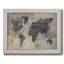 «Souther Modeled World Map», reproduction d'art sur toile-495126392
