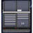 Workshop garage complete storage system set