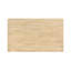 Table de salle à manger rectangulaire de 150 cm (59 pouces) en bois massif blanchi, idéale pour les repas à l'intérieur, finition lisse parfaite pour les repas de tous les jours, plateau
