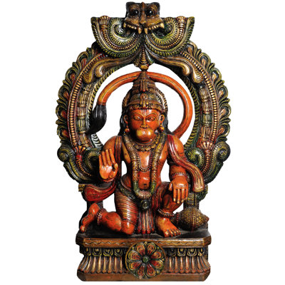 Lord Hanuman dans un temple glamour Aureole