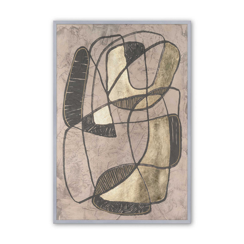 «Interaction II» par June Erica Vess, reproduction d'art sur toile, Impression sur cadre ouvert sans papier mat