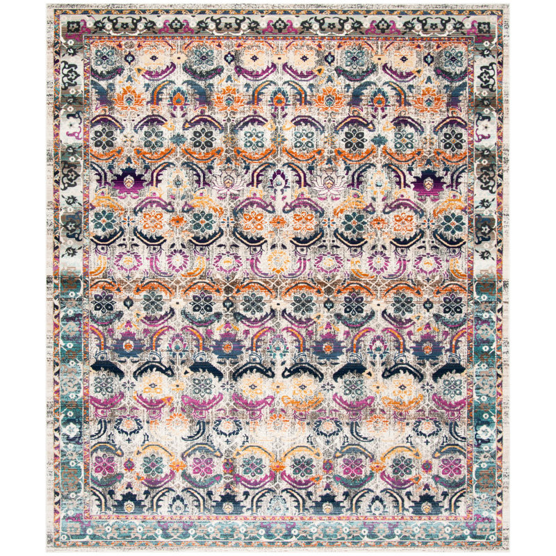 Tapis oriental performance Wayne, Rectangle 6 pi 7 po x 9 pi 2 po