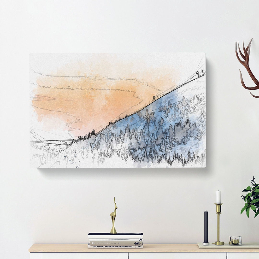 Hills Of Trysil Norway - Wrapped Canvas