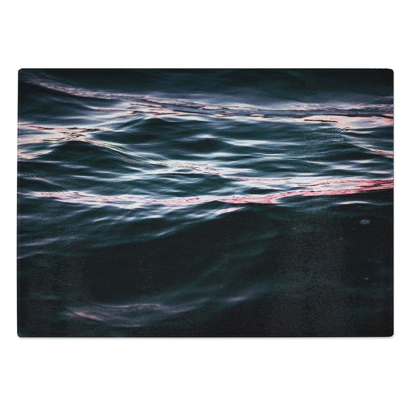 Glass Light Reflecting Upon The Ocean in Abstract Chopping Board, 39 cm W x 28.5 cm L