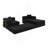 Boneless 108'' Modular Sectional Sofa With L-Shape Chaise, Boneless Cloud Couch With Deep Seat, Sponge Compression Sofas No Assembly Required, Modern Sofa Fold-Out Sofa Bed,With Removable Backrest-404146347