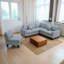 Canapé modulaire 4 pièces Modern L-1784727834