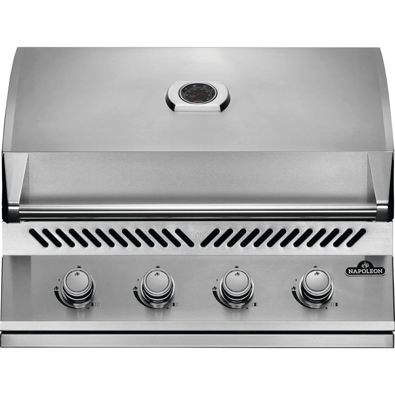 Intégré 500 Series 32, acier inoxydable, Gaz naturel