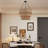 Cohlton 5-Light 3-Tier Natural Rattan Chandelier