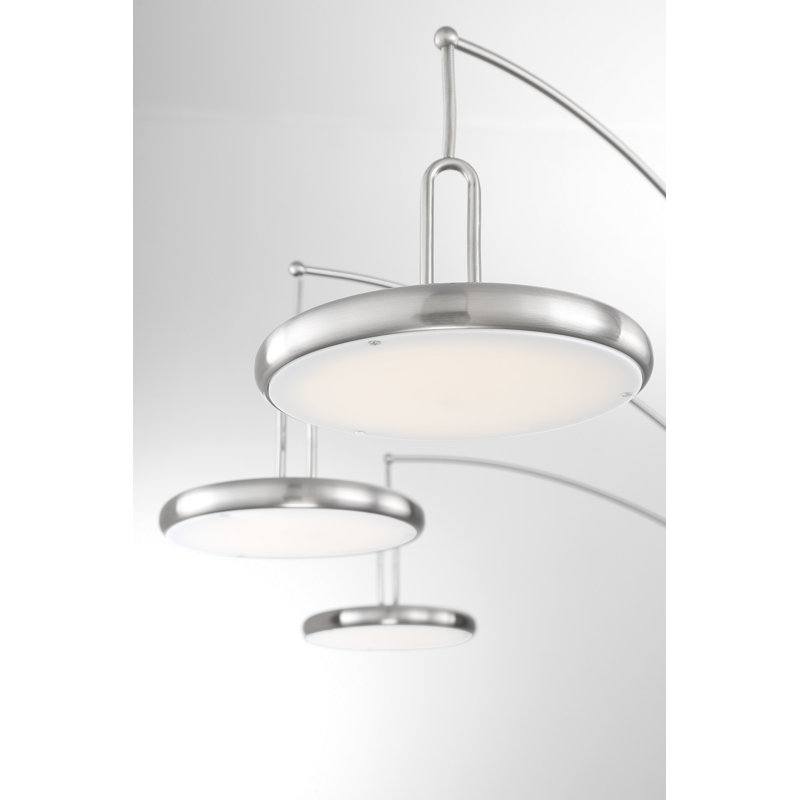Orme 90'' Tree Floor Lamp, Brushed Nickel