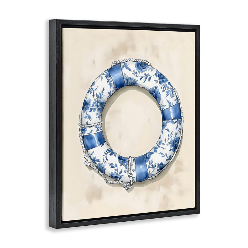 Cadre flottant bleu, girouette, par Arlington Prints, H 31 po x l 25 po, Cadre flottant noir de jais