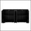 Buffet 4 portes - Conception linéaire complexe, placage de pin - Pieds triangulaires, Support de pieds moyen-1495600510