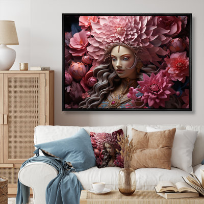 «Devis Divine Dahlia Hinduism I», reproduction sur toile