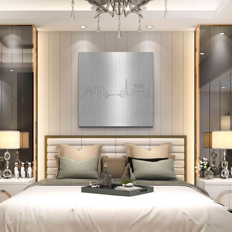 «One Line Paris» par Seven Trees Design, H 36 po x l 36 po