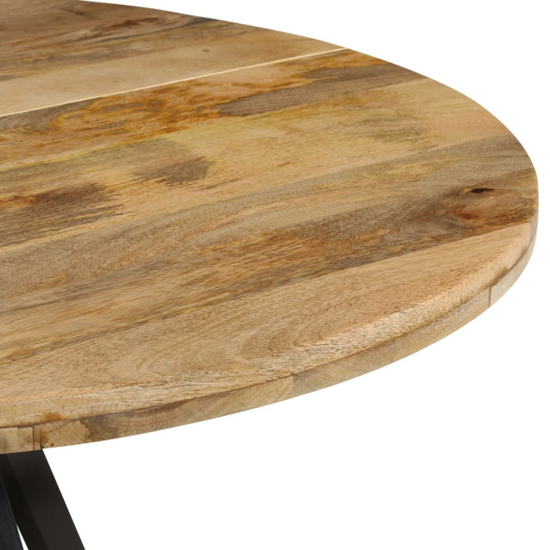 Dining Table 43.3"x29.5" Solid Wood Reclaimed, Brown