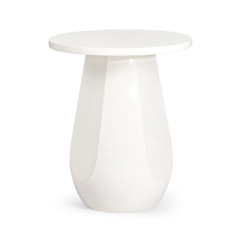 Table de bout Kaz, Blanc